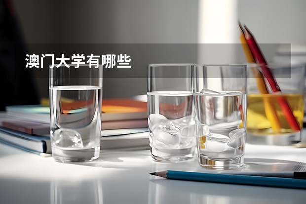 澳门大学有哪些