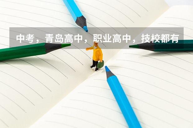 中考，青岛高中，职业高中，技校都有哪些？？