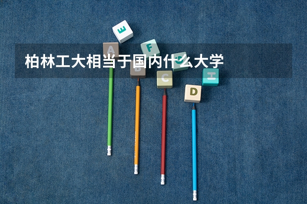柏林工大相当于国内什么大学