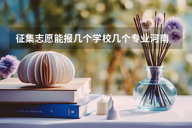 征集志愿能报几个学校几个专业河南 河南本科二批征集志愿可以报几个志愿？