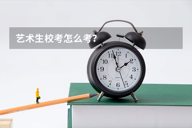 艺术生校考怎么考？