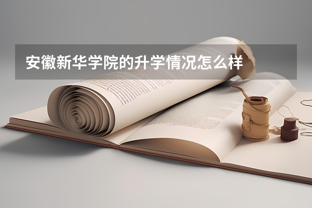安徽新华学院的升学情况怎么样