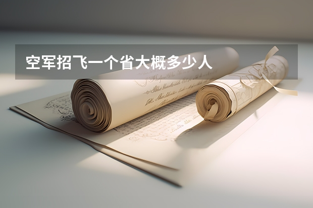 空军招飞一个省大概多少人