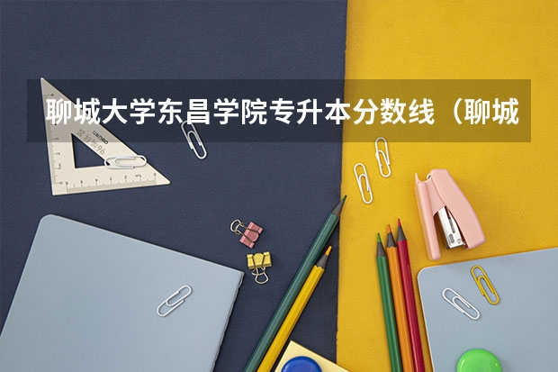 聊城大学东昌学院专升本分数线（聊城大学东昌学院是一本还是二本）