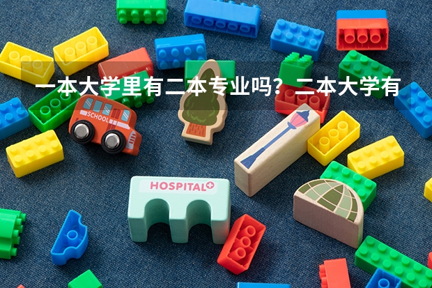 一本大学里有二本专业吗？二本大学有三本专业吗？我是大连的，能报吗？