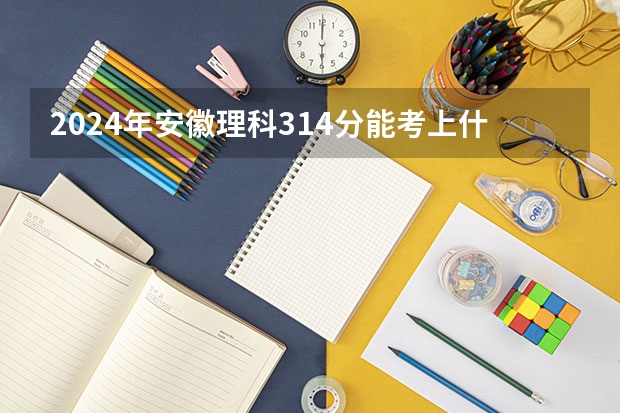 2024年安徽理科314分能考上什么大学?