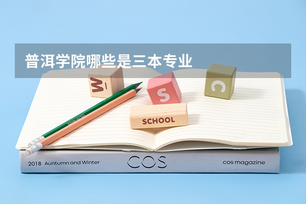 普洱学院哪些是三本专业