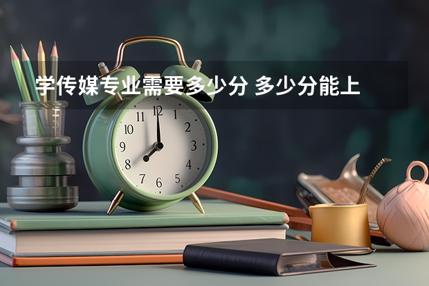 学传媒专业需要多少分 多少分能上