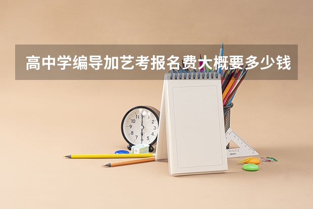 高中学编导加艺考报名费大概要多少钱