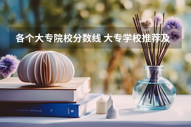 各个大专院校分数线 大专学校推荐及分数线