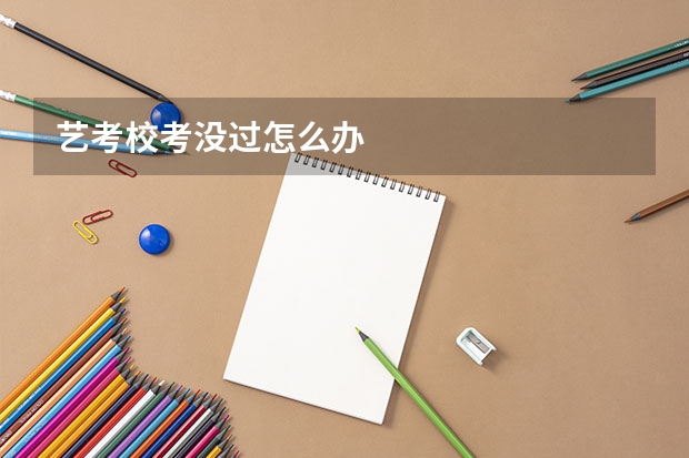 艺考校考没过怎么办