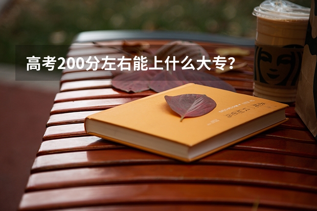 高考200分左右能上什么大专？