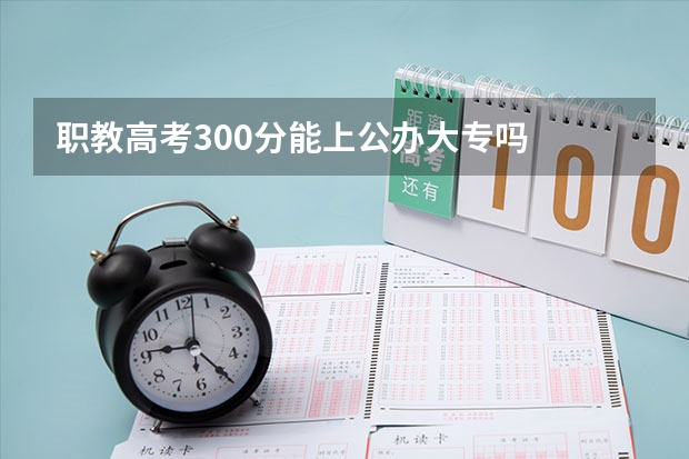 职教高考300分能上公办大专吗