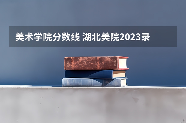 美术学院分数线 湖北美院2023录取分数线
