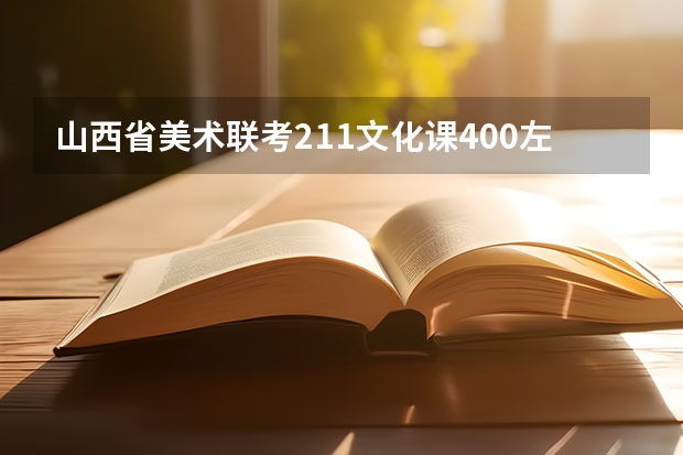 山西省美术联考211文化课400左右，能报哪个学校