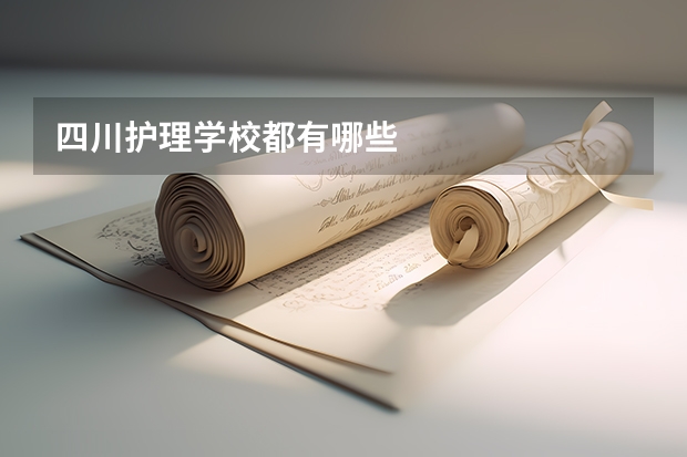 四川护理学校都有哪些