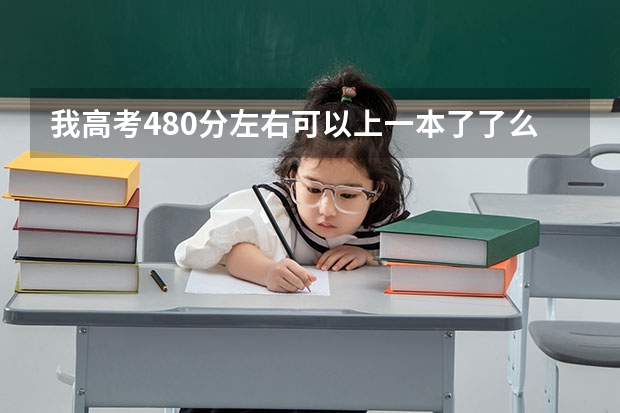 我高考480分左右可以上一本了了么？ 我天津市 宁河县的 宁河一中高考录取率