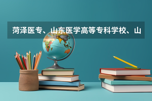 菏泽医专、山东医学高等专科学校、山东中医药高等专科学校，有什么区别？