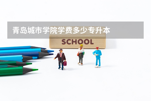青岛城市学院学费多少专升本