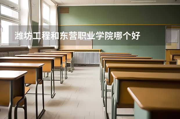 潍坊工程和东营职业学院哪个好