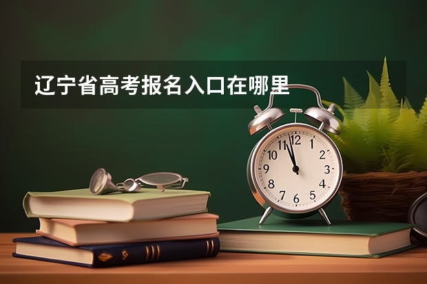 辽宁省高考报名入口在哪里