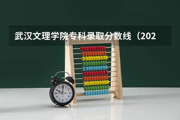 武汉文理学院专科录取分数线（2024湖北二本公办大学名单及分数线）