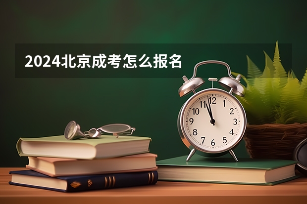 2024北京成考怎么报名