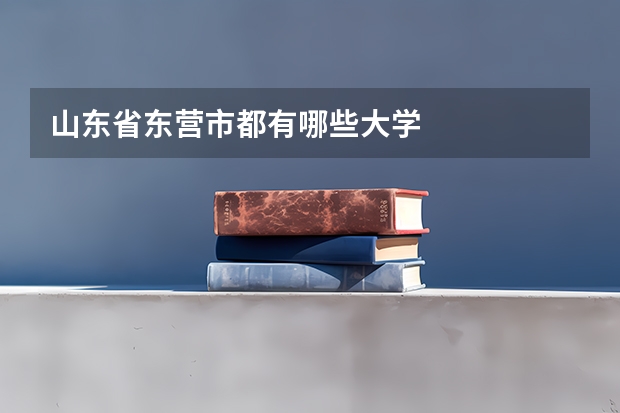 山东省东营市都有哪些大学