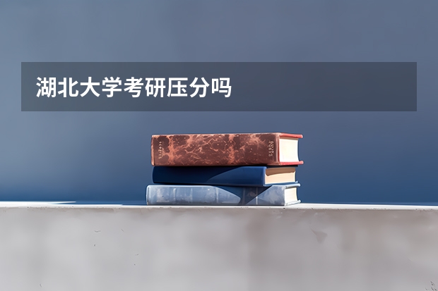 湖北大学考研压分吗