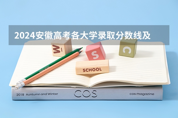 2024安徽高考各大学录取分数线及位次汇总 最低分公布