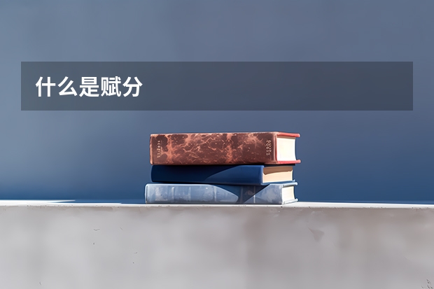 什么是赋分
