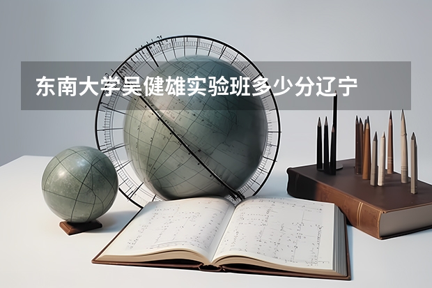 东南大学吴健雄实验班多少分辽宁
