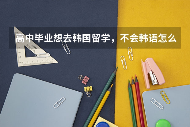高中毕业想去韩国留学，不会韩语怎么办？中考之后哪些学生适合读国际高中？