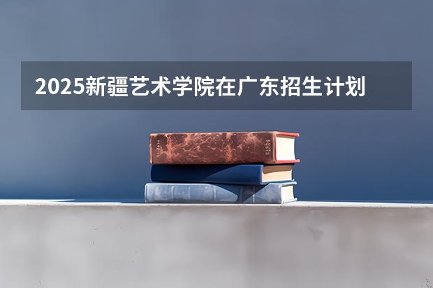 2025新疆艺术学院在广东招生计划预测