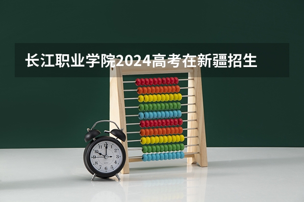 长江职业学院2024高考在新疆招生计划介绍