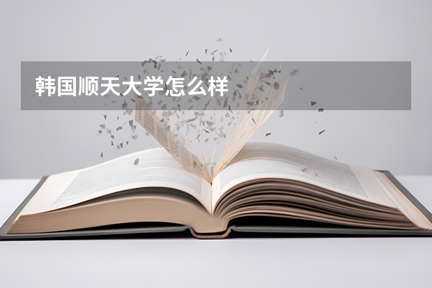 韩国顺天大学怎么样