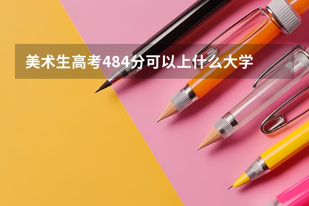 美术生高考484分可以上什么大学