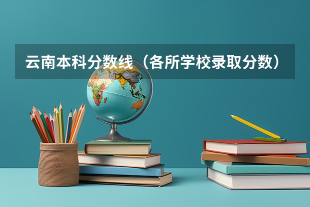 云南本科分数线（各所学校录取分数）