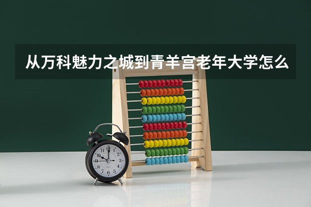从万科魅力之城到青羊宫老年大学怎么坐车