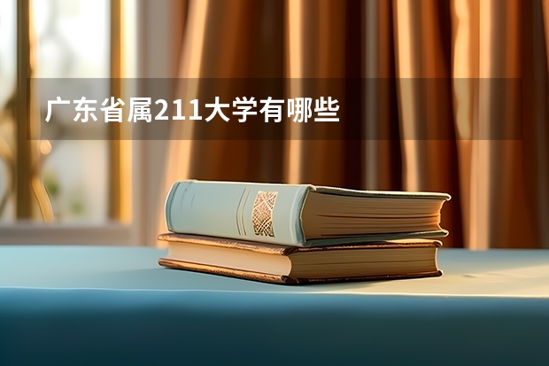 广东省属211大学有哪些