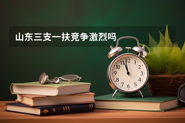 山东三支一扶竞争激烈吗