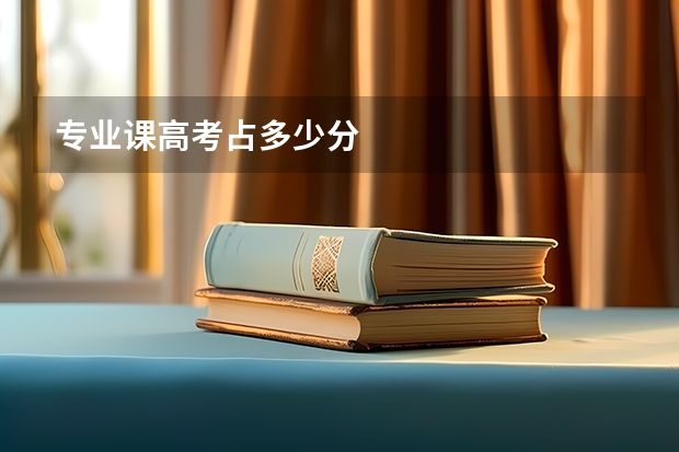 专业课高考占多少分