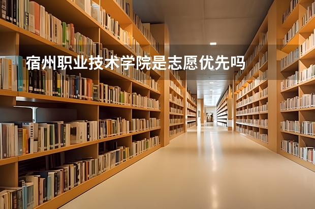 宿州职业技术学院是志愿优先吗