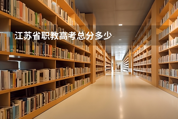 江苏省职教高考总分多少