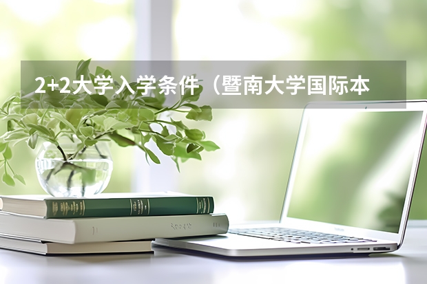 2+2大学入学条件（暨南大学国际本科2+2分数线）