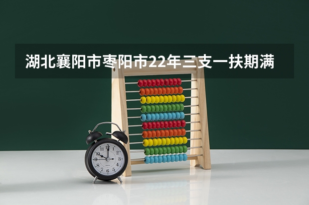 湖北襄阳市枣阳市22年三支一扶期满需要公示吗