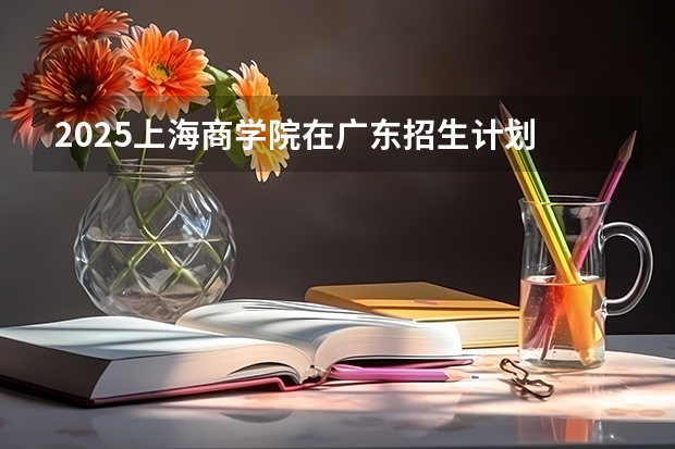 2025上海商学院在广东招生计划
