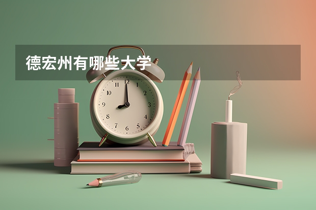 德宏州有哪些大学