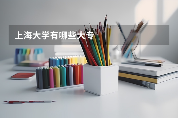 上海大学有哪些大专