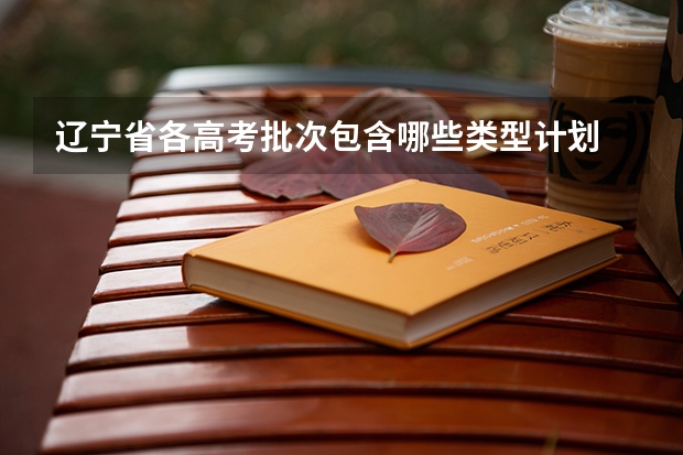 辽宁省各高考批次包含哪些类型计划